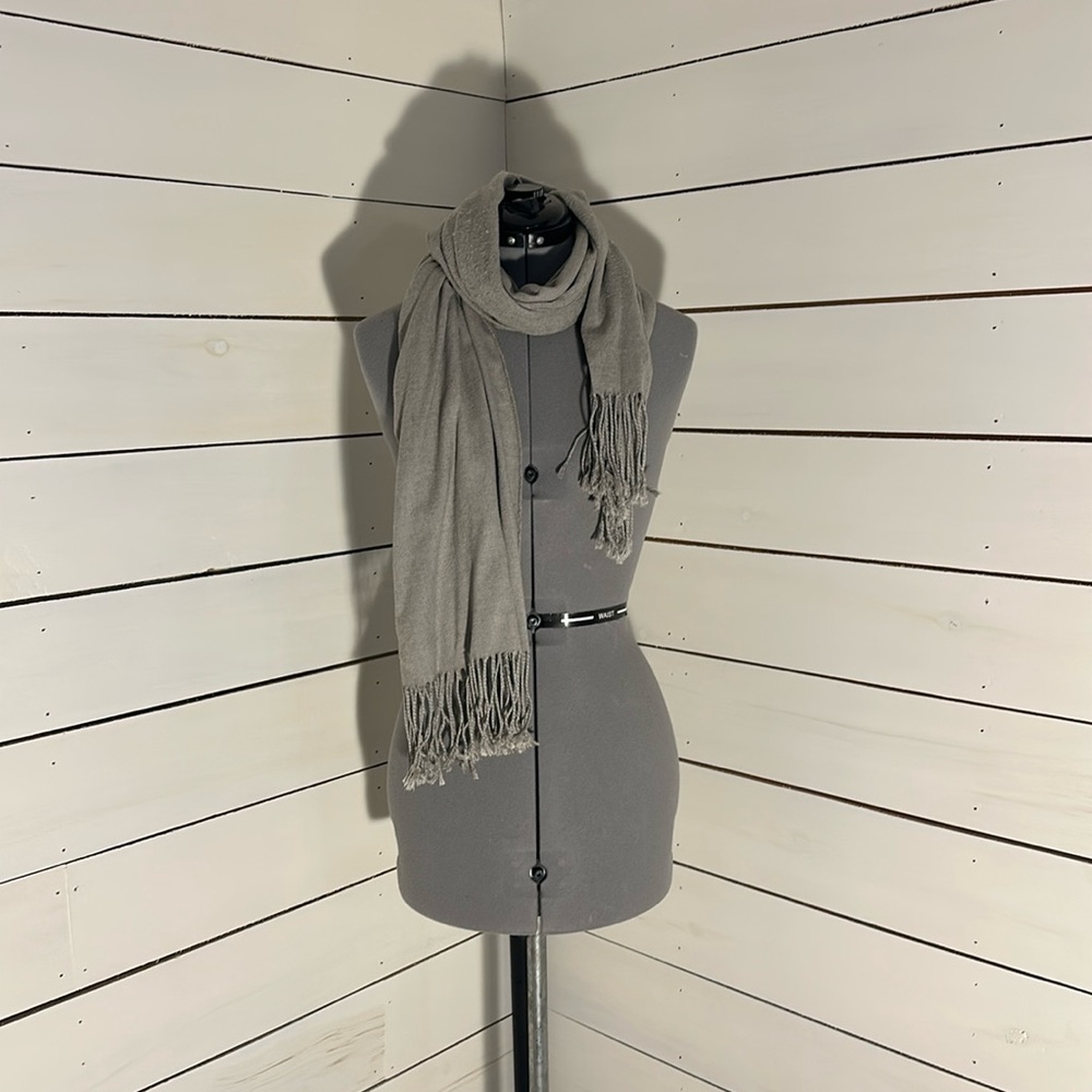 Gray Pashmina Scarf